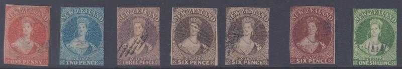Lot 310 - NEW ZEALAND - Definitives - Full Face Queens Collections  -  Mowbray Collectables ​Public Stamp Auction #37