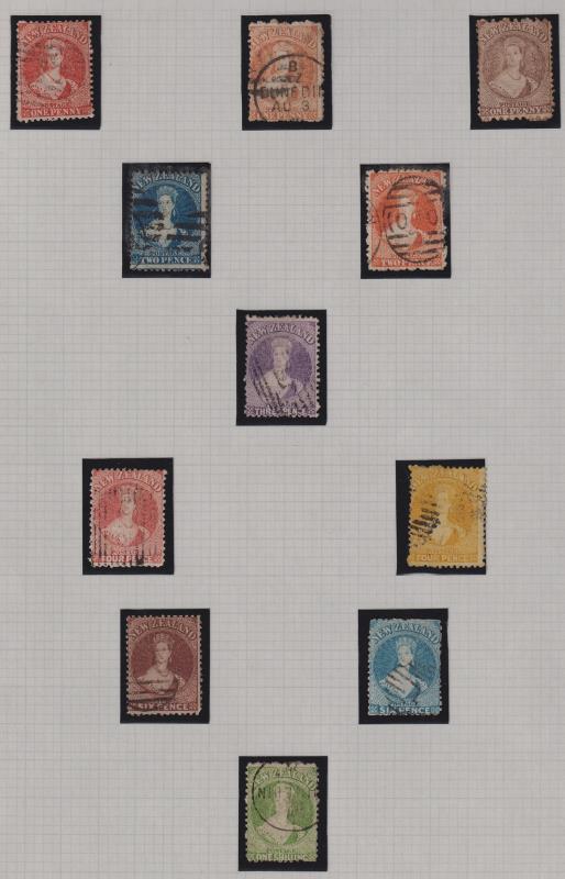 Lot 311 - NEW ZEALAND - Definitives - Full Face Queens Collections  -  Mowbray Collectables ​Public Stamp Auction #37