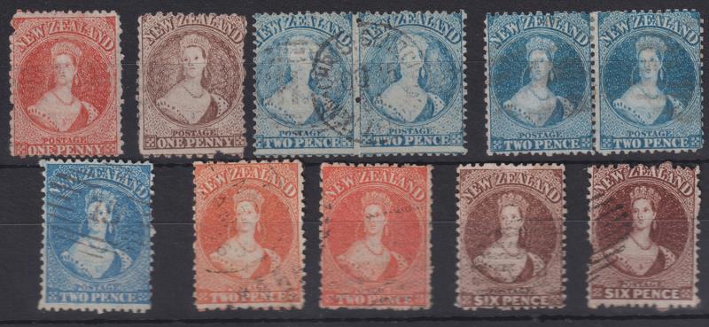 Lot 357 - NEW ZEALAND - Definitives - Full Face Queens - Mowbray Collectables Public Stamp Auction #37 Lot 357 - NEW ZEALAND - Definitives - Full Face Queens - Mowbray Collectables Public Stamp Auction #37