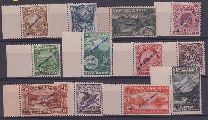Lot 412 - NEW ZEALAND - Definitives - 1898 Pictorials - Mowbray Collectables Public Stamp Auction #37 Lot 412 - NEW ZEALAND - Definitives - 1898 Pictorials - Mowbray Collectables Public Stamp Auction #37
