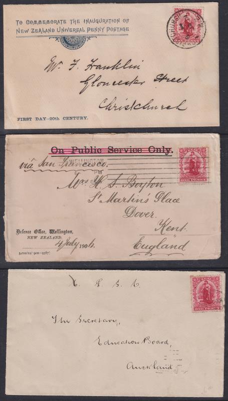Lot 453 - NEW ZEALAND - Definitives - 1d Universals  -  Mowbray Collectables ​Public Stamp Auction #37
