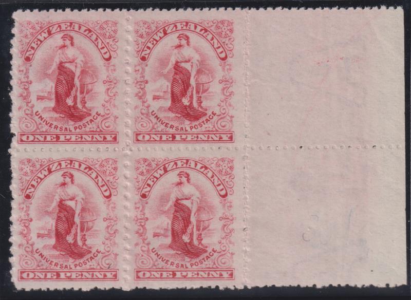 Lot 459 - NEW ZEALAND - Definitives - 1d Universals  -  Mowbray Collectables ​Public Stamp Auction #37