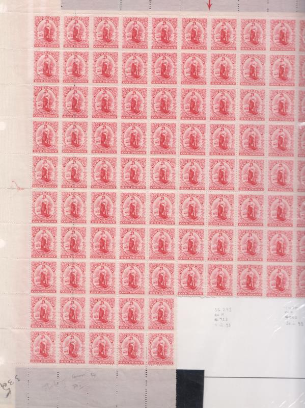 Lot 460 - NEW ZEALAND - Definitives - 1d Universals  -  Mowbray Collectables ​Public Stamp Auction #37