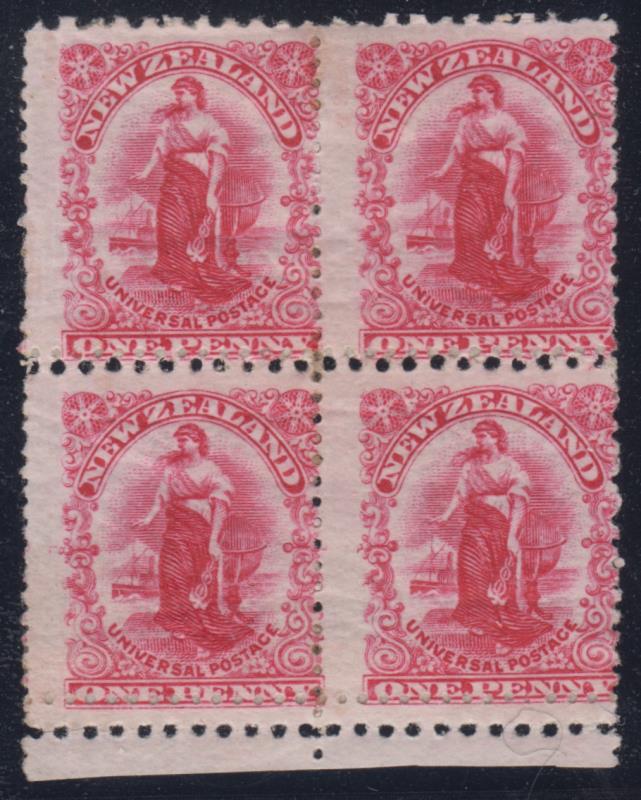 Lot 464 - NEW ZEALAND - Definitives - 1d Universals  -  Mowbray Collectables ​Public Stamp Auction #37