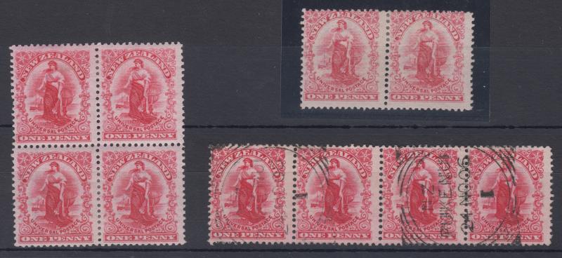 Lot 467 - NEW ZEALAND - Definitives - 1d Universals  -  Mowbray Collectables ​Public Stamp Auction #37