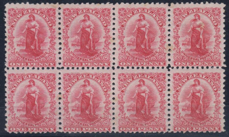 Lot 468 - NEW ZEALAND - Definitives - 1d Universals  -  Mowbray Collectables ​Public Stamp Auction #37