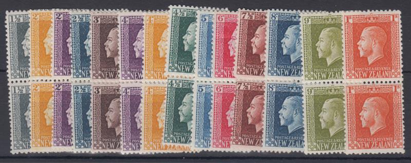 Lot 487 - NEW ZEALAND - Definitives - King George V - Mowbray Collectables Public Stamp Auction #37 Lot 487 - NEW ZEALAND - Definitives - King George V - Mowbray Collectables Public Stamp Auction #37
