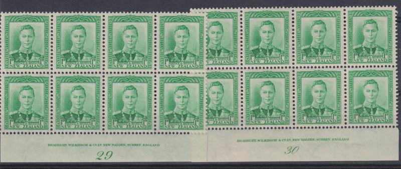 Lot 501 - NEW ZEALAND - Definitives - King George VI - Mowbray Collectables Public Stamp Auction #37 Lot 501 - NEW ZEALAND - Definitives - King George VI - Mowbray Collectables Public Stamp Auction #37