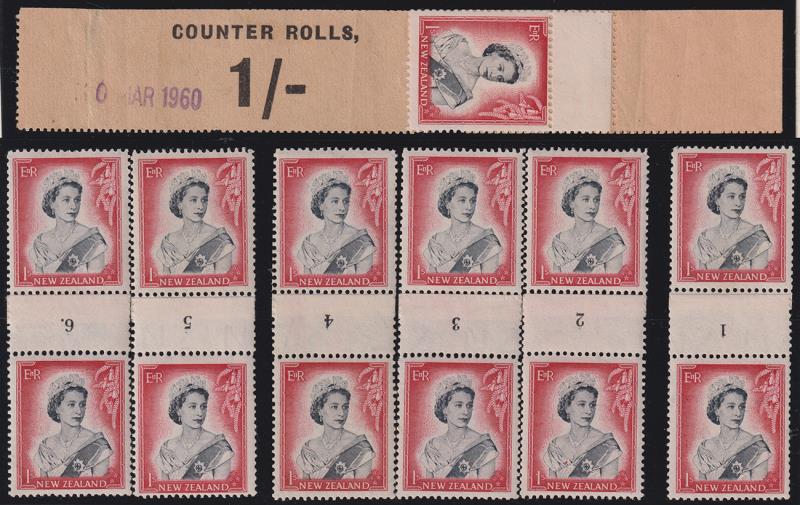 Lot 506 - NEW ZEALAND - Definitives - Queen Elizabeth II Pre decimal - Mowbray Collectables Public Stamp Auction #37 Lot 506 - NEW ZEALAND - Definitives - Queen Elizabeth II Pre decimal - Mowbray Collectables Public Stamp Auction #37