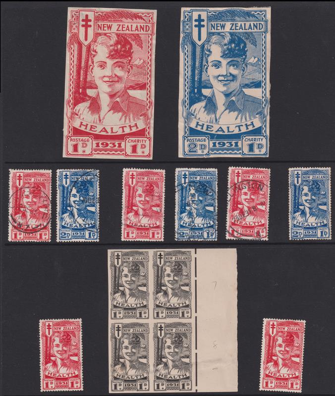 Lot 595 - NEW ZEALAND - Health - Mowbray Collectables Public Stamp Auction #37 Lot 595 - NEW ZEALAND - Health - Mowbray Collectables Public Stamp Auction #37