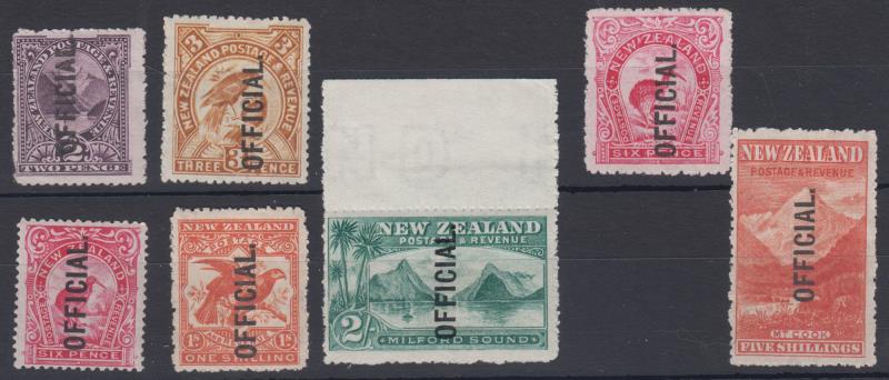 Lot 610 - New Zealand - Officials  -  Mowbray Collectables ​Public Stamp Auction #37