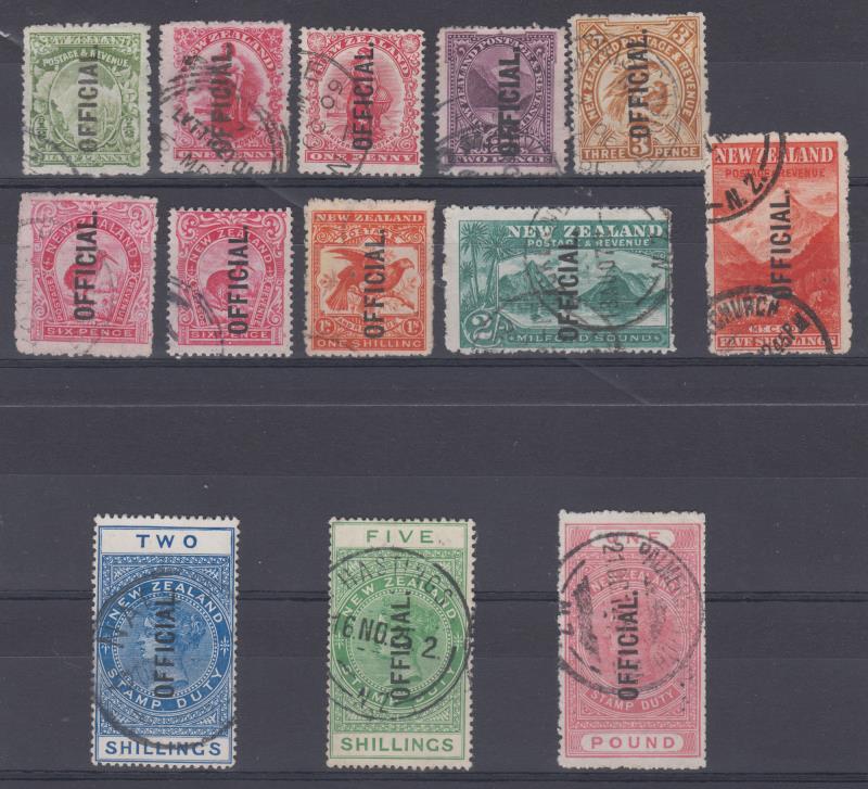 Lot 618 - New Zealand - Officials  -  Mowbray Collectables ​Public Stamp Auction #37