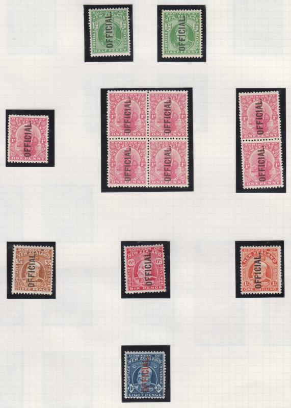 Lot 622 - New Zealand - Officials  -  Mowbray Collectables ​Public Stamp Auction #37