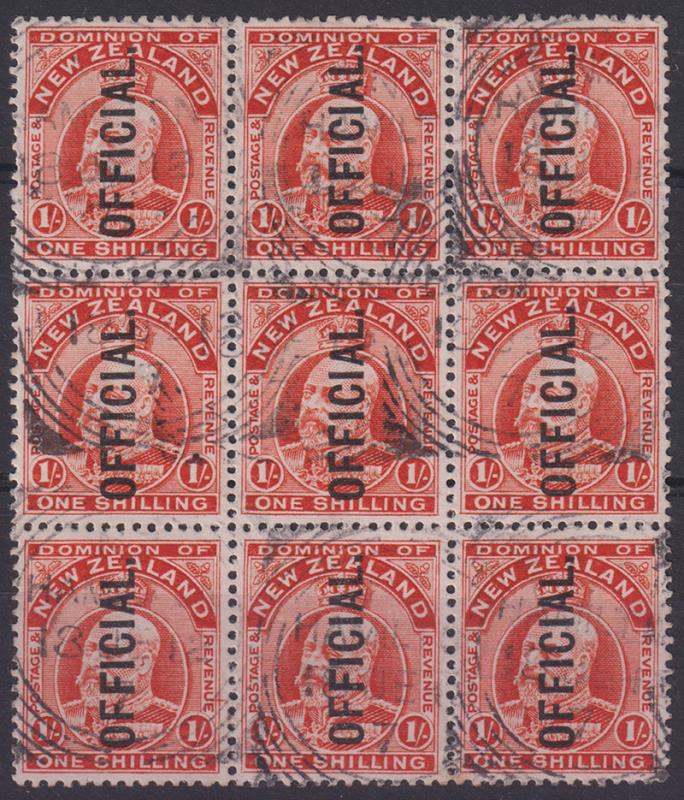 Lot 626 - New Zealand - Officials  -  Mowbray Collectables ​Public Stamp Auction #37