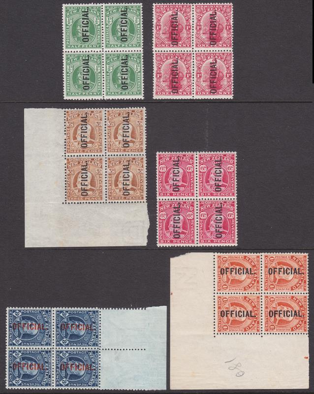 Lot 627 - New Zealand - Officials  -  Mowbray Collectables ​Public Stamp Auction #37