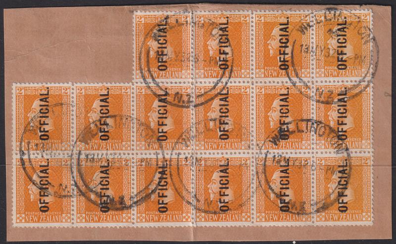 Lot 631 - New Zealand - Officials  -  Mowbray Collectables ​Public Stamp Auction #37