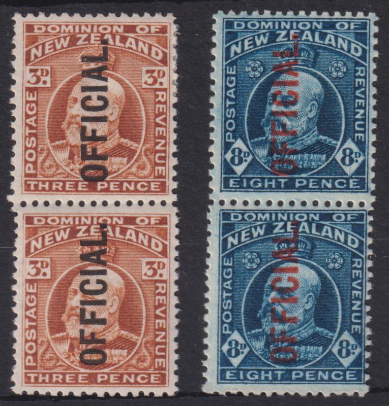 Lot 632 - New Zealand - Officials  -  Mowbray Collectables ​Public Stamp Auction #37