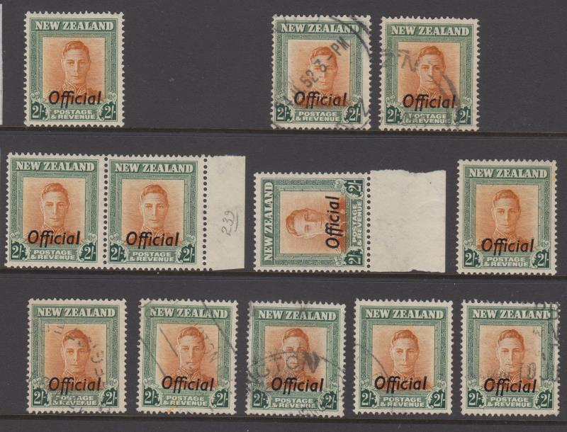 Lot 644 - New Zealand - Officials - Mowbray Collectables Public Stamp Auction #37 Lot 644 - New Zealand - Officials - Mowbray Collectables Public Stamp Auction #37