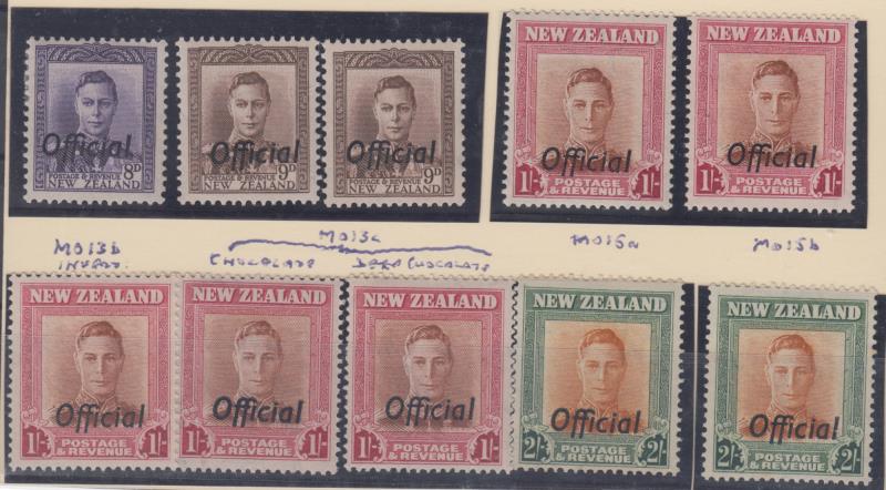 Lot 646 - New Zealand - Officials - Mowbray Collectables Public Stamp Auction #37 Lot 646 - New Zealand - Officials - Mowbray Collectables Public Stamp Auction #37