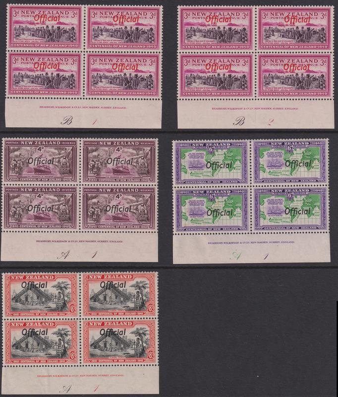 Lot 648 - New Zealand - Officials - Mowbray Collectables Public Stamp Auction #37 Lot 648 - New Zealand - Officials - Mowbray Collectables Public Stamp Auction #37