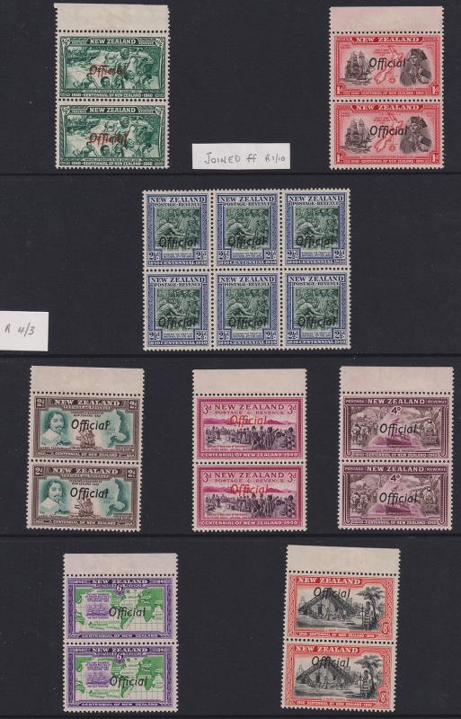 Lot 650 - New Zealand - Officials - Mowbray Collectables Public Stamp Auction #37 Lot 650 - New Zealand - Officials - Mowbray Collectables Public Stamp Auction #37