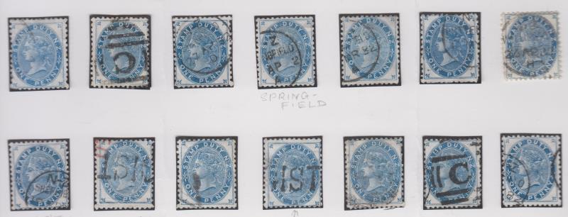 Lot 679 - NEW ZEALAND - Postal Fiscals - QV Longtypes - Mowbray Collectables Public Stamp Auction #37 Lot 679 - NEW ZEALAND - Postal Fiscals - QV Longtypes - Mowbray Collectables Public Stamp Auction #37