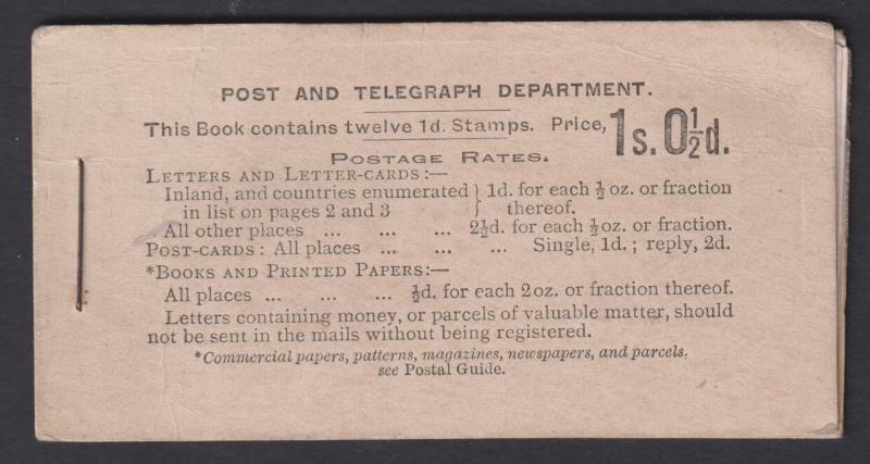 Lot 707 - NEW ZEALAND - Booklets - Mowbray Collectables Public Stamp Auction #37 Lot 707 - NEW ZEALAND - Booklets - Mowbray Collectables Public Stamp Auction #37