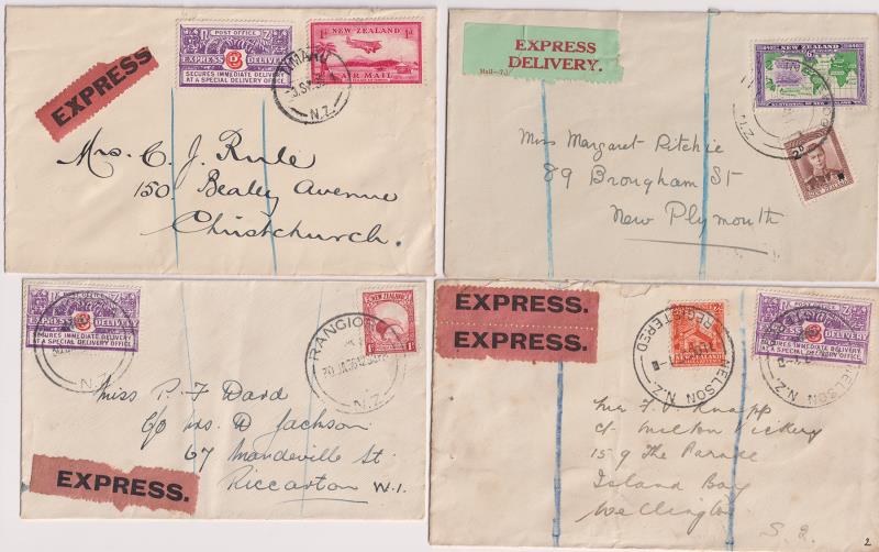 Lot 715 - NEW ZEALAND - Express Delivery  -  Mowbray Collectables ​Public Stamp Auction #37