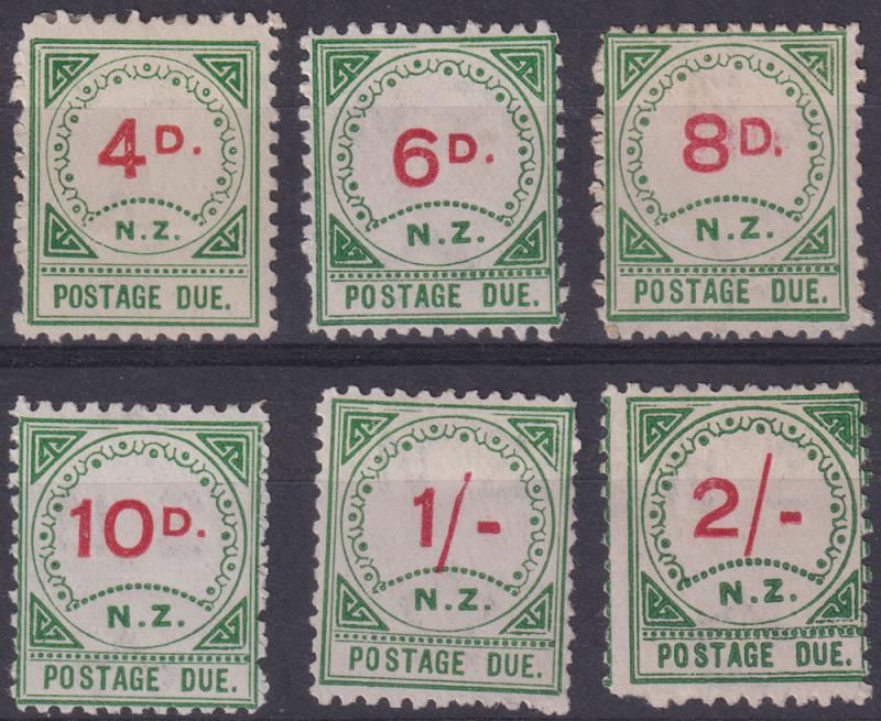 Lot 750 - New Zealand - Postage Dues  -  Mowbray Collectables ​Public Stamp Auction #37