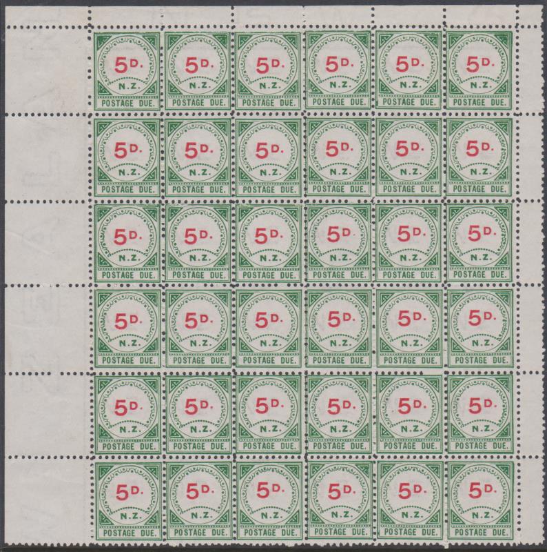 Lot 751 - New Zealand - Postage Dues  -  Mowbray Collectables ​Public Stamp Auction #37