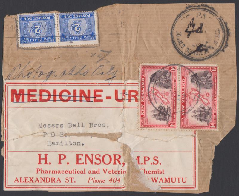Lot 796 - New Zealand - Postage Dues  -  Mowbray Collectables ​Public Stamp Auction #37