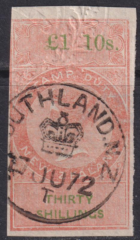 Lot 1053 - NEW ZEALAND - Revenues - Mowbray Collectables Postal Stamp Auction #524 Lot 1053 - NEW ZEALAND - Revenues - Mowbray Collectables Postal Stamp Auction #524