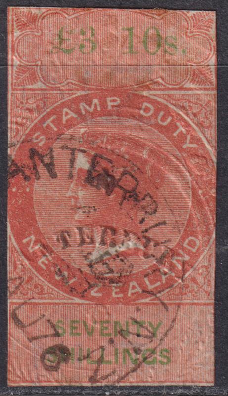 Lot 1054 - NEW ZEALAND - Revenues - Mowbray Collectables Postal Stamp Auction #524 Lot 1054 - NEW ZEALAND - Revenues - Mowbray Collectables Postal Stamp Auction #524