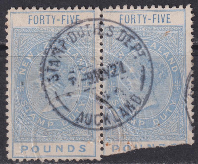 Lot 1065 - NEW ZEALAND - Revenues - Mowbray Collectables Postal Stamp Auction #524 Lot 1065 - NEW ZEALAND - Revenues - Mowbray Collectables Postal Stamp Auction #524