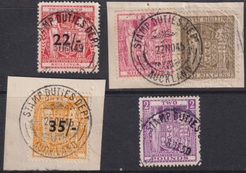 Lot 1083 - NEW ZEALAND - Revenues - Mowbray Collectables Postal Stamp Auction #524 Lot 1083 - NEW ZEALAND - Revenues - Mowbray Collectables Postal Stamp Auction #524