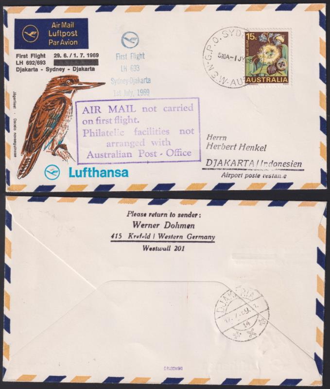 Lot 1135 - flight covers - Mowbray Collectables Postal Stamp Auction #524 Lot 1135 - flight covers - Mowbray Collectables Postal Stamp Auction #524