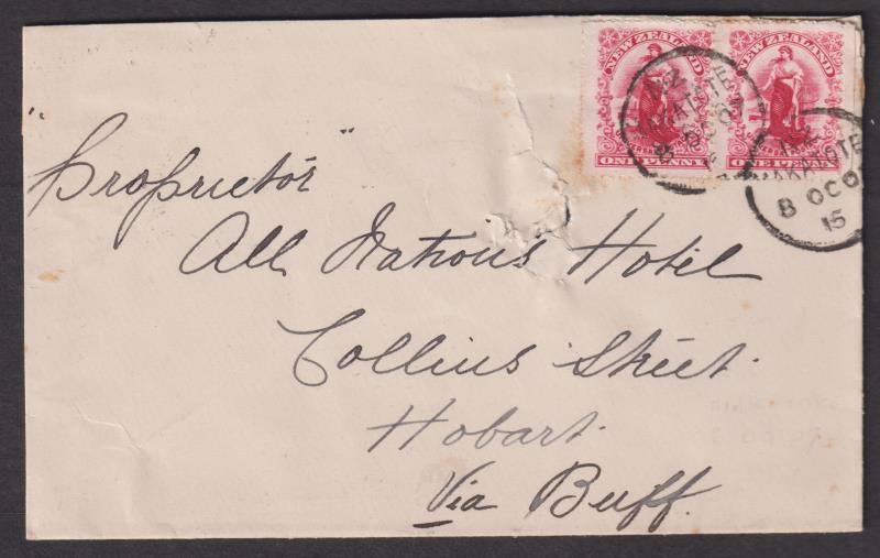 Lot 284 - New Zealand - Postal History - Mowbray Collectables Postal Stamp Auction #524 Lot 284 - New Zealand - Postal History - Mowbray Collectables Postal Stamp Auction #524