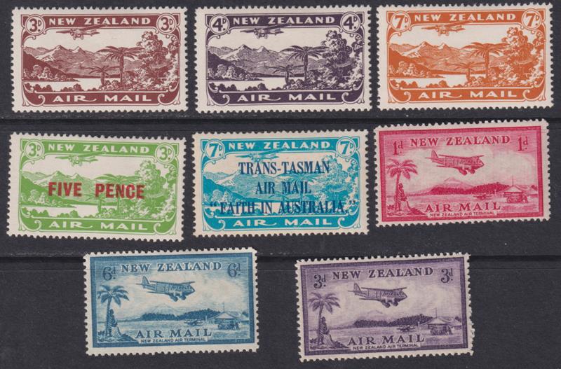 Lot 680 - NEW ZEALAND - Airmail  -  Mowbray Collectables Postal Stamp Auction #524