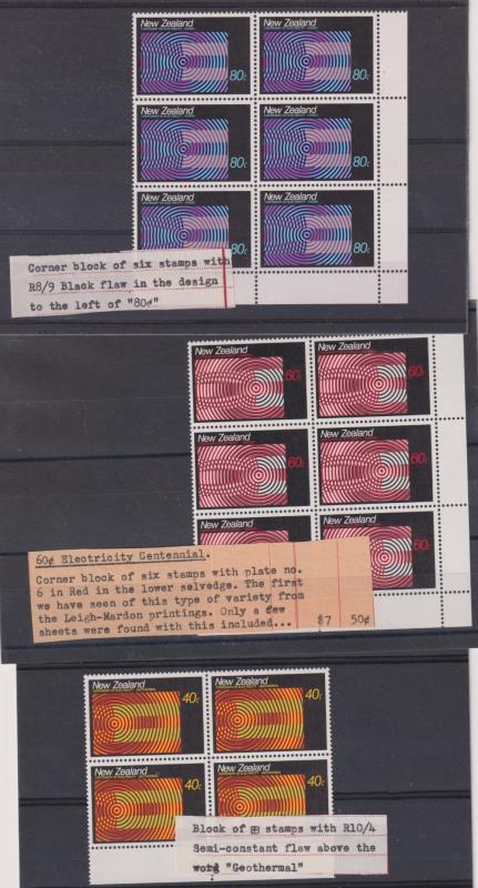 Lot 723 - NEW ZEALAND - Commemoratives  -  Mowbray Collectables Postal Stamp Auction #524