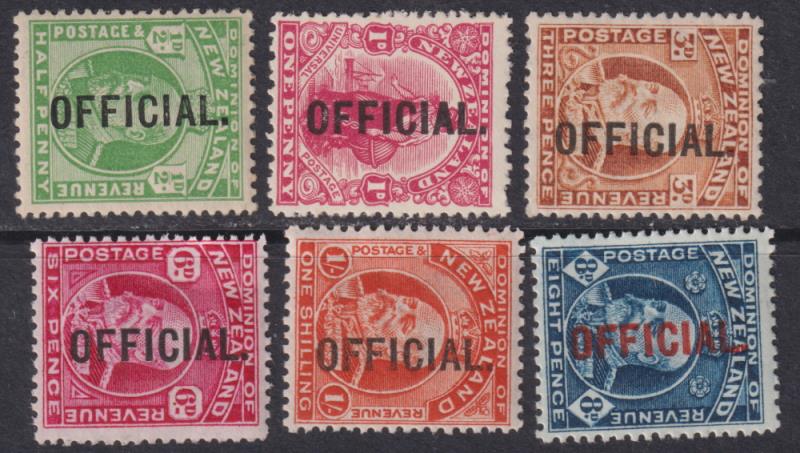 Lot 761 - New Zealand - Officials - Mowbray Collectables Postal Stamp Auction #524 Lot 761 - New Zealand - Officials - Mowbray Collectables Postal Stamp Auction #524