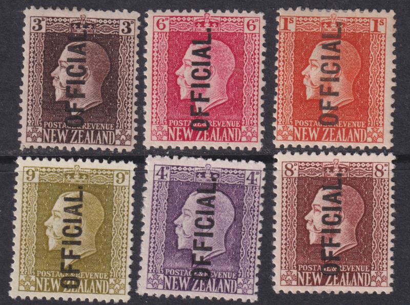 Lot 767 - New Zealand - Officials - Mowbray Collectables Postal Stamp Auction #524 Lot 767 - New Zealand - Officials - Mowbray Collectables Postal Stamp Auction #524