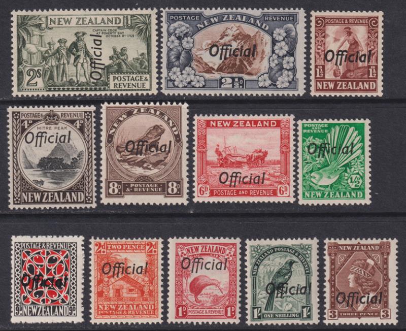 Lot 778 - New Zealand - Officials - Mowbray Collectables Postal Stamp Auction #524 Lot 778 - New Zealand - Officials - Mowbray Collectables Postal Stamp Auction #524