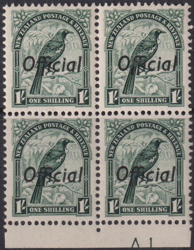 Lot 788 - New Zealand - Officials - Mowbray Collectables Postal Stamp Auction #524 Lot 788 - New Zealand - Officials - Mowbray Collectables Postal Stamp Auction #524