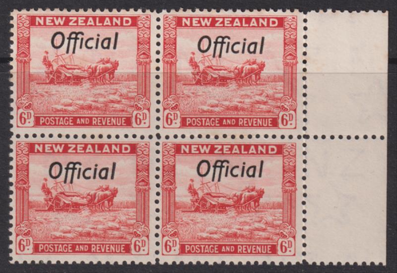Lot 810 - New Zealand - Officials  -  Mowbray Collectables Postal Stamp Auction #524