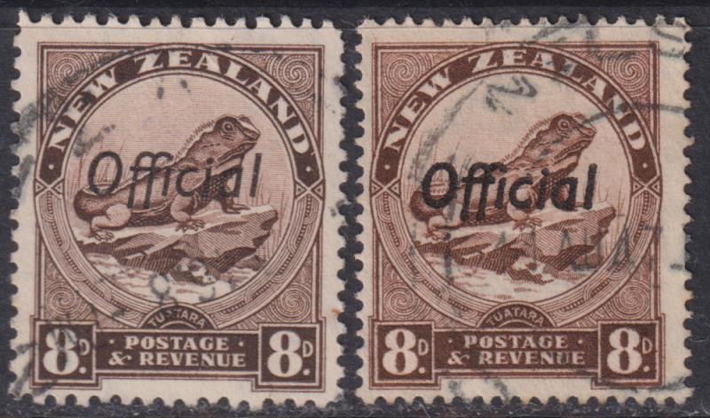Lot 812 - New Zealand - Officials  -  Mowbray Collectables Postal Stamp Auction #524