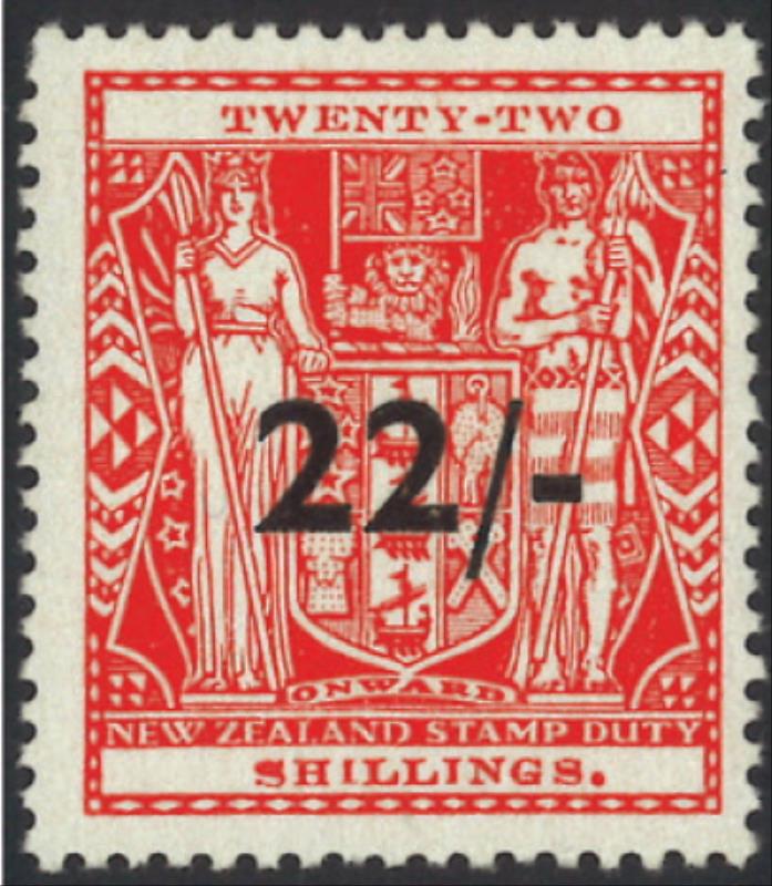 Lot 907 - New Zealand - Postal Fiscals - Mowbray Collectables Postal Stamp Auction #524 Lot 907 - New Zealand - Postal Fiscals - Mowbray Collectables Postal Stamp Auction #524