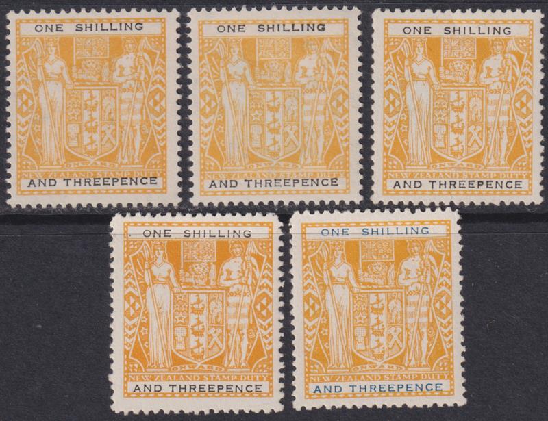 Lot 913 - New Zealand - Postal Fiscals - Mowbray Collectables Postal Stamp Auction #524 Lot 913 - New Zealand - Postal Fiscals - Mowbray Collectables Postal Stamp Auction #524