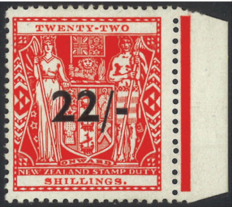 Lot 929 - New Zealand - Postal Fiscals - Mowbray Collectables Postal Stamp Auction #524 Lot 929 - New Zealand - Postal Fiscals - Mowbray Collectables Postal Stamp Auction #524
