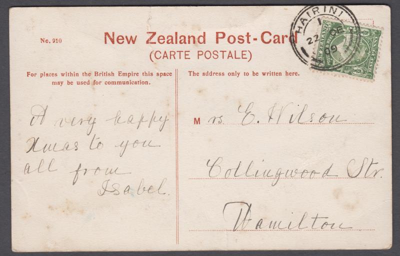 Lot 274 - New Zealand - Postal History - Mowbray Collectables Public Stamp Auction #35 Lot 274 - New Zealand - Postal History - Mowbray Collectables Public Stamp Auction #35