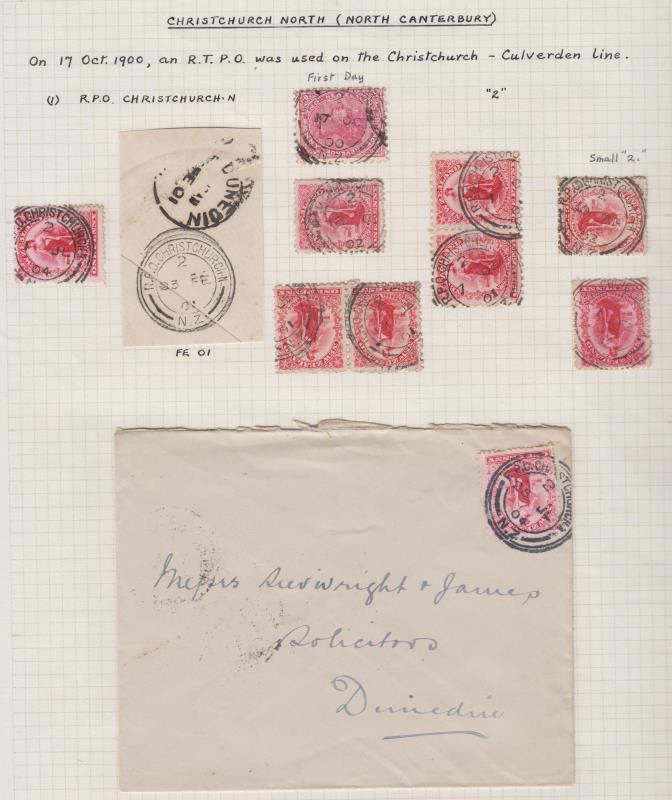 Lot 277 - New Zealand - Postal History  -  Mowbray Collectables ​Public Stamp Auction #35